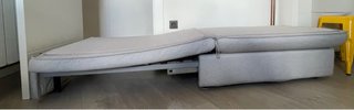 Puff Cama IKEA VALLENTUNA Gris