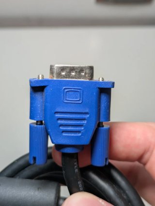 Cable VGA Azul