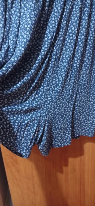 Mono corto Benetton floral azul