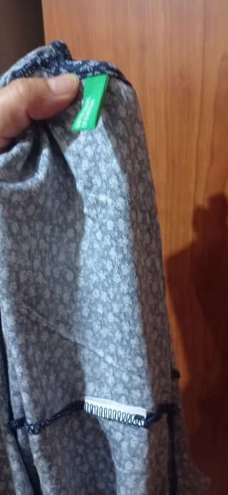 Mono corto Benetton floral azul