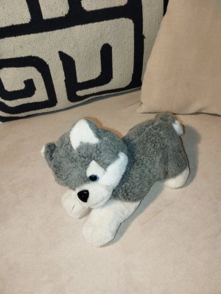 Peluche Husky Azul