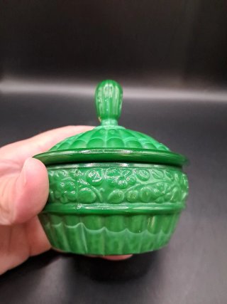 Joyero Art Decó Verde Años 30