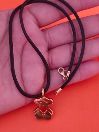Collar Tous Oso Corazón Oro