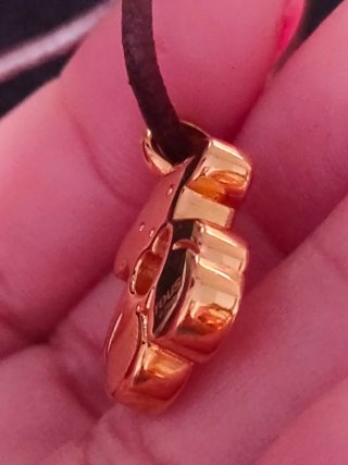 Collar Tous Oso Corazón Oro