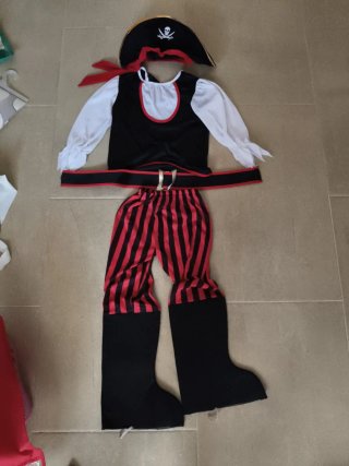 Disfraz Pirata Completo Talla Infantil 110-122