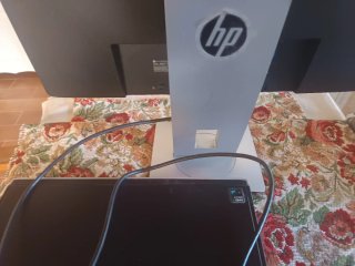 Ordenador y monitor 26" HP sobremesa