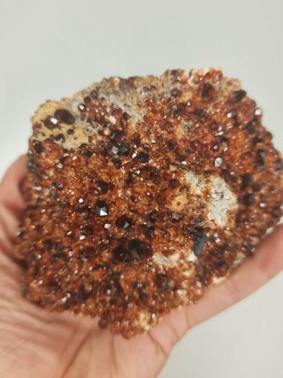 Granate Espesartina con Marmatita