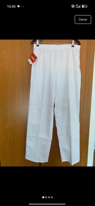 Pantalón de trabajo Velilla blanco
