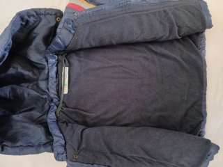 Chaqueta niño azul con rayas