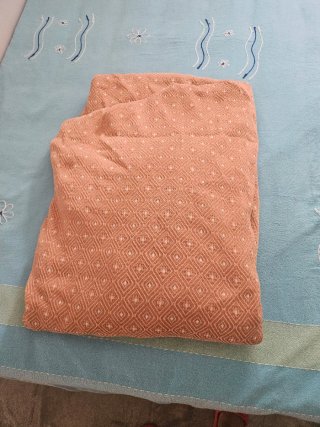 Funda sofá 190x92x87cm beige/rosa