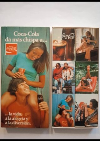 Scatole di fiammiferi Coca-Cola anni '80