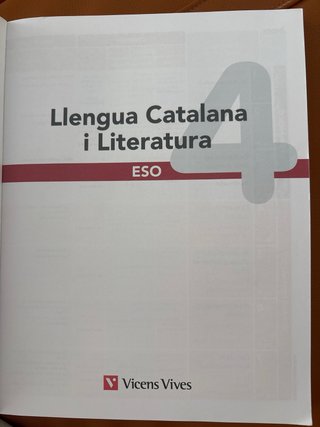 Llengua Catalana i Literatura, 4D ESO, edició p...