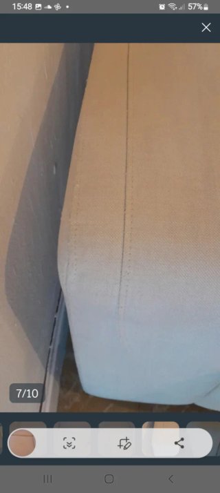 Sofá 2 plazas beige Ikea
