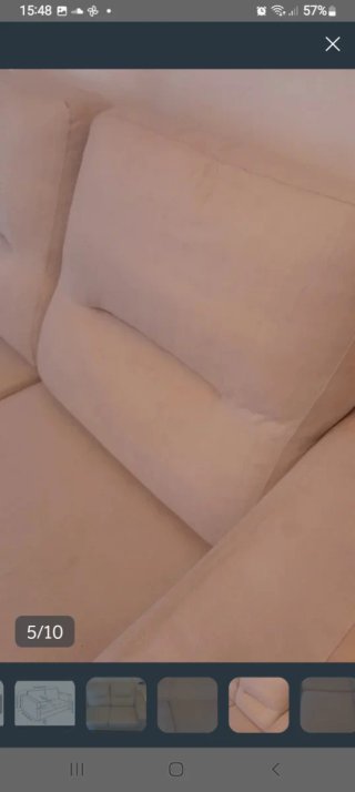 Sofá 2 plazas beige Ikea