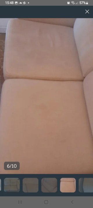 Sofá 2 plazas beige Ikea