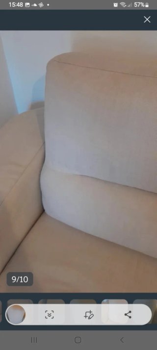 Sofá 2 plazas beige Ikea