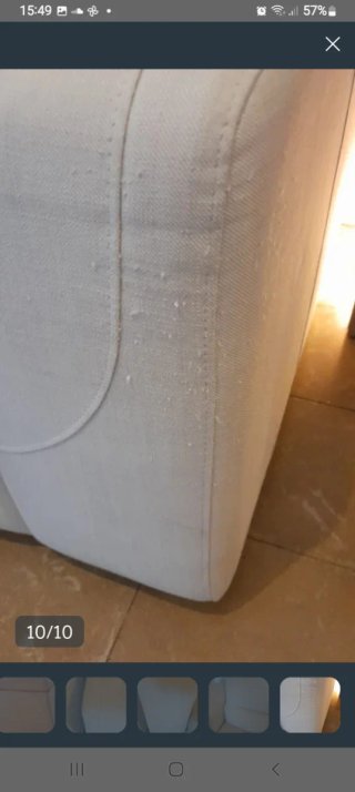 Sofá 2 plazas beige Ikea