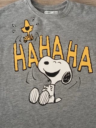 Sudadera Snoopy Hahaha Talla S