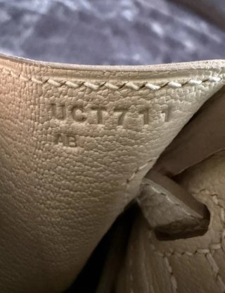 Bolso Hermès Birkin 25 Cuero Beige Original
