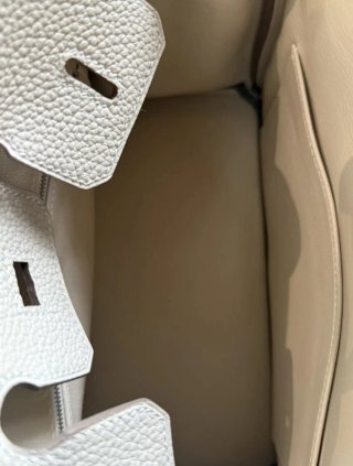 Bolso Hermès Birkin 25 Cuero Beige Original