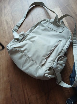 Zaino HERNAN BAGE Beige set due zainetti nero