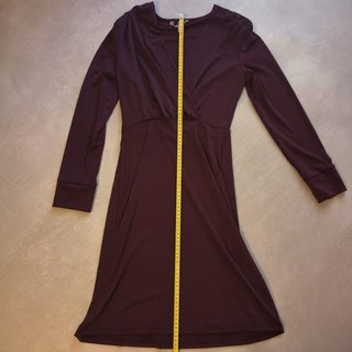 Vestito H&M Taglia 38 Prugna Manica Lunga
