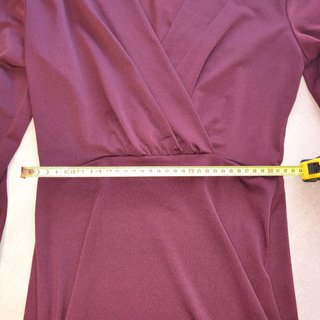 Vestito H&M Taglia 38 Prugna Manica Lunga