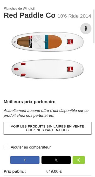 Tabla Paddle Surf Red Paddle Co 10'8 + 2 Remos
