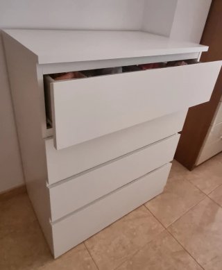 Cómoda MALM Ikea Blanca