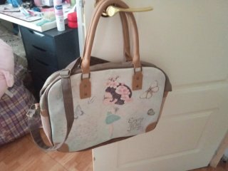Bolso de mano con estampado