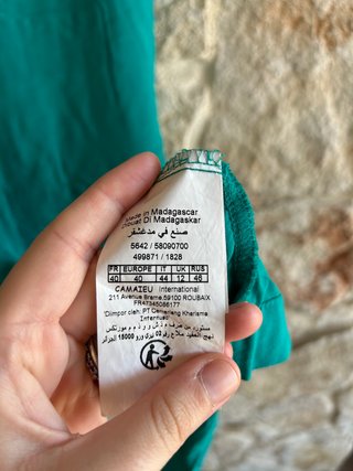 Abito Camaïeu Turchese Taglia L