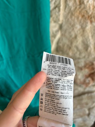 Abito Camaïeu Turchese Taglia L