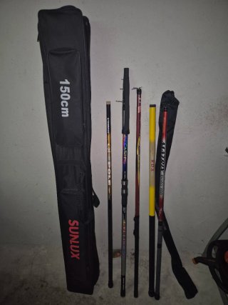 Canne da pesca miste con fodero
