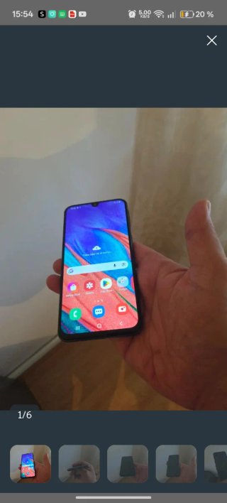 Samsung Galaxy A40 64GB Negro/Azul