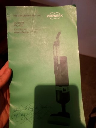 Aspiradora Vintage Vorwerk Kobold (Duende) VK-120