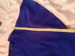 Blusa fiesta Antea lentejuelas azul