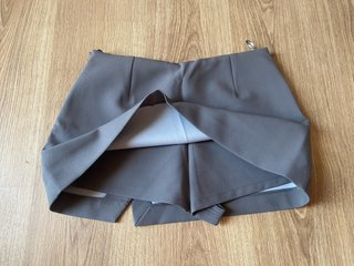 Falda pantalón gris