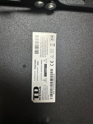 Televisión TDS Systems Negra