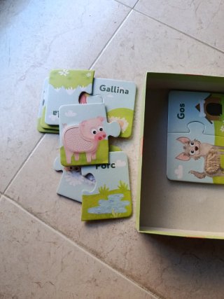 Juego infantil Animals de granja (català)