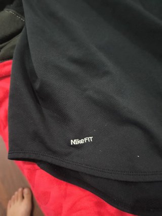 T-shirt Nike preta