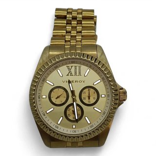 RELOJ VICEROY DORADO 432210 CON CAJA