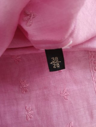 Blusa Massimo Dutti rosa talla 38