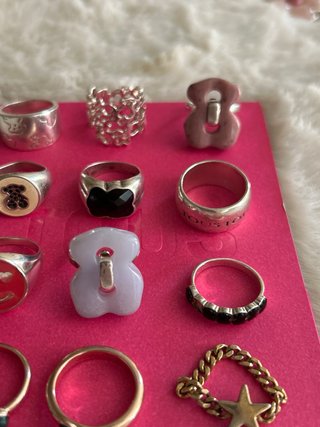 Lote Anillos Tous Plata