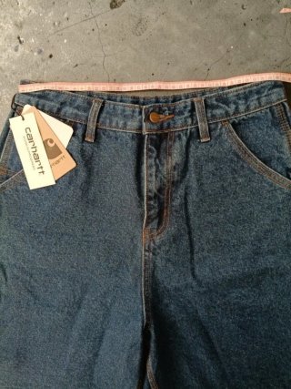 Pantaloneta Jean Carhartt Azul