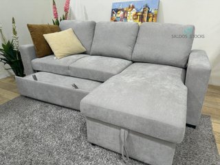 oferta nuevo sofa cama chaise longue con arcon