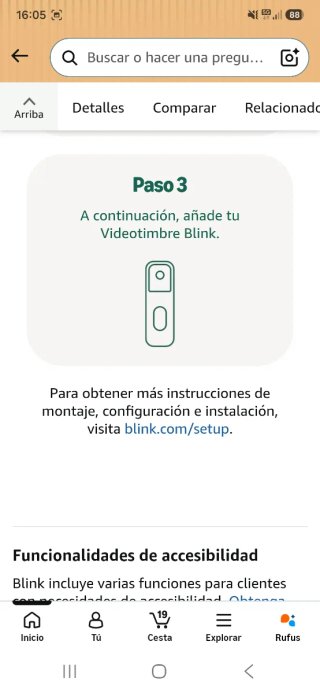 Sistema Video Timbre Blink nuevo precintado