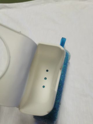 Porta spugna cucina + spugna blu