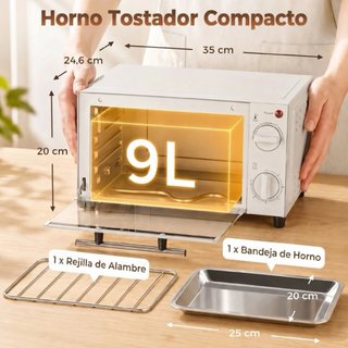 Mini Horno Eléctrico 9L