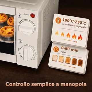Mini Horno Eléctrico 9L