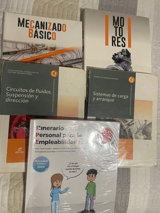 libros de grado medio de electromecánica vehículos